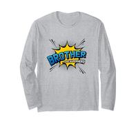 Brother & Superhero - Pour le meilleur frère style bande dessinée Manche Longue