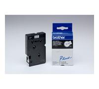 Brother TC-201 DirectLabel Noir Sur Blanc 12Mm X 7,7M Pour Brother P-Touch T