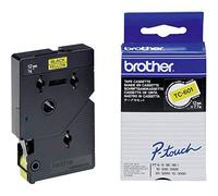 Brother Ruban TC-601 12 mm Noir sur jaune