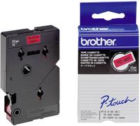 Brother TC TC-401 plastique Couleur de ruban: rouge Couleur de police:noir 12 mm 7.7 m