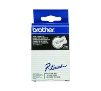 Brother Ruban TCM91 – mat, noir sur transparent, 9 mm x 7,7 m