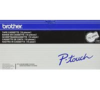 Brother TC201A PTOUCH Ruban laminé 12 mm/7,7 m Blanc/Noir
