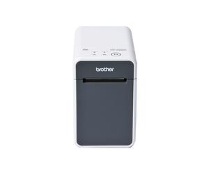 Brother TD-2020A - Imprimante Étiquettes Thermique Directe 203dpi, 56mm Largeur Max, 152.4mm/sec, USB, RS-232, Massicot, 6MB Mémoire