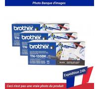 Brother TN-135 Toner Black 3 Pack