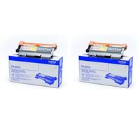 Brother TN-2010, Cartouche de Toner Original, Noir (Lot de 2)