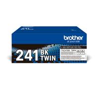 BROTHER TN-241BKTWIN Toner Cartridge, Black, Twin Pack, High Yield, includes 2 x