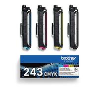 Brother TN-243CMYK Cartouche de Toner Original Imprime jusqu'à 1000 Pages, Cyan, Magenta, Jaune, Noir