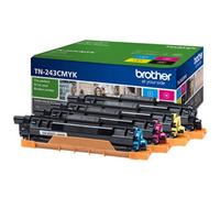 Brother TN-243CMYK - Cartouches de toner originales - Pack 4 toners