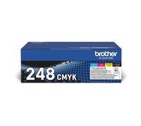 BROTHER TN-248BK/TN-248C/TN-248M/TN-248Y Toner Cartridges, Black/Cyan/Magenta/Ye