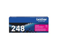 BROTHER TN-248M Toner Cartridge, Magenta, Single Pack, Standard Yield, Includes