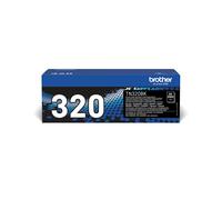 Brother TN-320BK Cartouche de Toner Noir Originale, Haut Rendement (XL), 2500 pages, Laser, Compatible DCP/HL/MFC series