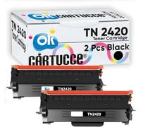 Brother tn2420/tn2410 Lot de 2 Cartouches de Toner Noir