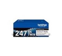 Brother tn247bk twin - pack de 2 - à rendement élevé - noir - original