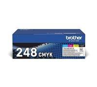 Brother TN248VAL Multipack - pack de 4 - noir, jaune, cyan, magenta - original - cartouche de toner
