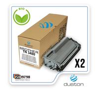 Brother toner 2x TN3480 compatible DCP-L5500 L6600 Duston noir