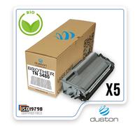 Brother toner 5x TN3480 compatible DCP-L5500 L6600 Duston noir