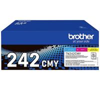 Brother Toner TN-242CMY d'origine pack bundle cyan, magenta, jaune 1400 pages TN242CMY