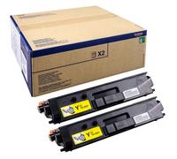 Brother toner TN-329YTWIN pack de deux jaune (12000 pages)