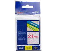Brother TZe-252 - (24 mm x 24 mm) - Rouge sur blanc - Ruban