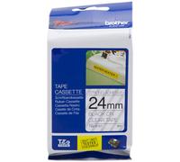 Brother Ruban pour P-Touch TZe-S151 - Noir sur transparent - Adhérence extra-forte 24 mm x 8 m