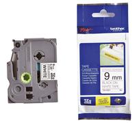Brother TZ-S221 22405 DirectLabel noir sur blanc laminé extra fort 9mm x 8m pour Brother P-Touch TZ 3.5-18mm 6-12mm 6-18mm 6-24mm 6-36mm