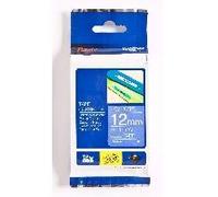 Brother TZ535 - Blanc sur bleu - Rouleau (1,2 cm x 8 m) ruban laminé - pour Brother PT-D210, D600, H110; P-Touch PT-1005, D450, D800, P300; P-Touch Cube Pro PT-P910