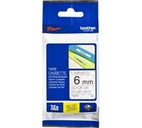 Ruban d'étiquetage Brother TZe, TZ TZe-111 Couleur de ruban: transparent Couleur de police:noir 6 mm 8 m