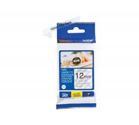 Brother TZe-131S Labelling Tape Cassette, Black on Clear, 12mm (W) x 4M (L), Lam