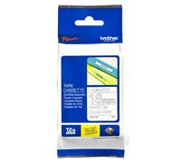 Brother TZE-132 Ruban laminé 18 mm Blanc sur Transparent 8m - TZE145