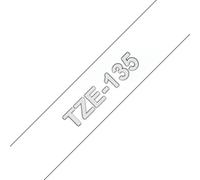 Brother TZe-135 - Auto-adhésif - blanc sur clair - Rouleau (1,2 cm x 8 m) 1 cassette(s) ruban laminé - pour Brother PT-D210, D600, H110; P-Touch PT-D200, D450, D800, E550, H110, P900, P950