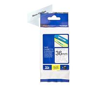 Brother TZe-161 | Ruban original Laminé | 36 mm | Noir sur fond Transparent | 8M