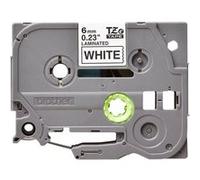 Brother TZe-211 - Auto-adhésif - noir sur blanc - Rouleau (0,6 cm x 8 m) 1 cassette(s) ruban laminé - pour Brother PT-P750, PT-P950; P-Touch PT-D210, PT-D800, PT-H500; P-Touch Cube Plus PT-P710