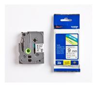 Brother TZE-221 DirectLabel Noir Sur Blanc Laminé 9Mm X 8M Pour Brother P-T