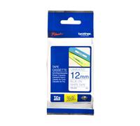 Brother Ruban TZe-233 – 12 mm – Bleu sur blanc