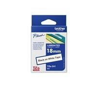 1 X Original Brother Ruban Noir sur blanc TZE-241 NEUF