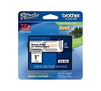 Brother TZe-251 Ruban encreur Blanc/Noir 24 mm (TZE251CIV)