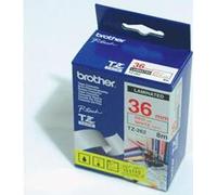 Brother - TZe-262, blanc / rouge - (36mm, lamin.)