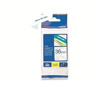 Brother Ruban original laminé TZe-263 36 mm bleu sur fond blanc 8 m