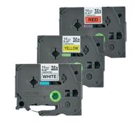 Brother TZE-31M3 DirectLabel MultiPack TZE-231 431 631 12mm x 8m UV=3 pour Brother P-Touch TZ 3.5-18mm 6-12mm 6-18mm 6-24mm 6-36mm