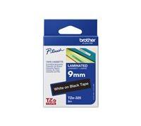 Brother TZe-325 - (9 mm) - Blanc sur noir - Ruban