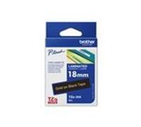 Brother TZe-344 - (18 mm) - Or sur noir - Ruban