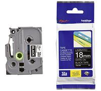 Brother TZE 345 Ruban 18 mm Blanc/Noir