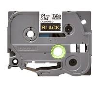 Brother TZe-354 - (24 mm) - Or sur noir - Ruban