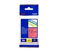 Brother TZe-431 - (12 mm) - Noir sur rouge - Ruban