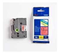 Brother TZE-431 DirectLabel Noir Sur Rouge Laminé 12Mm X 8M Pour P-To