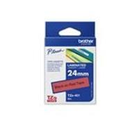 Brother TZe-451 - (24 mm) - Noir sur rouge - Ruban