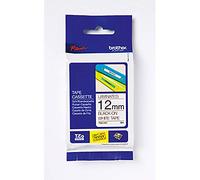 Brother Ruban d'étiquette laminé TZE-535 12 mm Blanc sur bleu 8 m