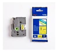 Brother TZE-621 DirectLabel Noir Sur Jaune Laminé 9Mm X 8M Pour P-To