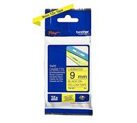 Brother TZe-621 - Noir sur jaune - Rouleau (0,9 cm x 8 m) 1 cassette(s) ruban laminé - pour Brother PT-D210, D600, H110, H200, P-Touch PT-1005, 1880, P-Touch Cube Pro PT-P910