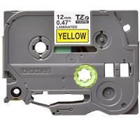 Brother TZE-631 ruban d'étiquette Noir sur jaune
